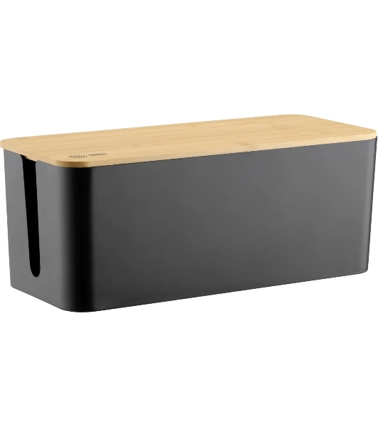 Органайзер Cactus CS-BOX-BL черный/бамбук