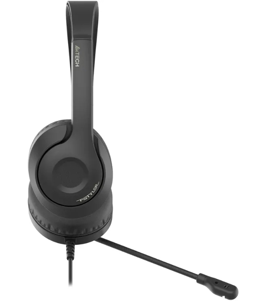 Гарнитура A4Tech Fstyler FH100U чёрный, проводная