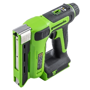 Степлер аккумуляторный Greenworks G24CS10 скобы тип 53: 6-14мм гвозди тип 47: 14мм