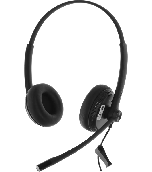 Гарнитура Yealink YHS34 Dual чёрный, проводная