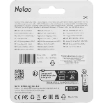 Флешка USB Netac U116 mini (NT03U116N-128G-32WH), 128Gb, USB 3.2, R/W 90/30, белый, фото2