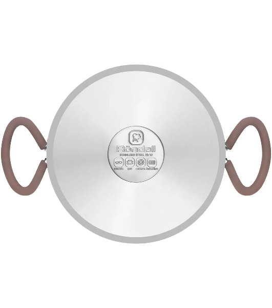 Кастрюля Rondell Etery RDS-1600 5.1 л. d=24 см (с крышкой) сталь