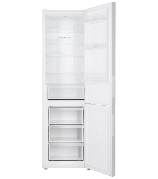 Холодильник Haier CEF537AWD белый двухкамерный 263/105 л морозилка снизу, No Frost