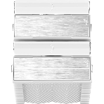 Кулер для процессора SAMA A60W белый, 2x120 мм, алюминий/медь, 800-2200 об/мин, 29 дБ, 4 pin PWM, 265 Вт, высота 156.5 мм, фото2