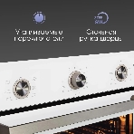 Духовой шкаф электрический Zigmund & Shtain E 151 W белый, фото6