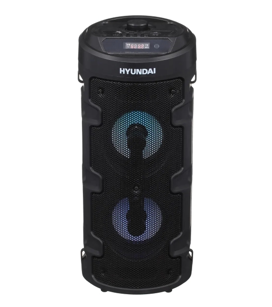 Минисистема Hyundai H-MC160 черный 50Вт/FM/USB/BT/SD/MMC