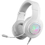 Гарнитура Defender Ghost LED белый, проводная, USB / 2 x mini jack 3.5 мм, подсветка, фото 1