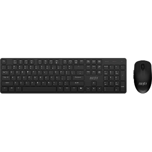 Комплект клавиатура+мышь MSI K200 Combo MS-8ZA4 беспроводной, USB, 1600 DPI, чёрный