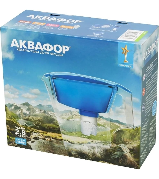 Кувшин Аквафор Лайн зеленый,2,8л