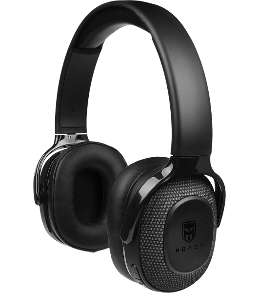 Беспроводные наушники URAL Молот Н100 черный, накладные, Bluetooth