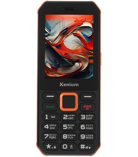 Мобильный телефон Xenium X300 черный/оранжевый