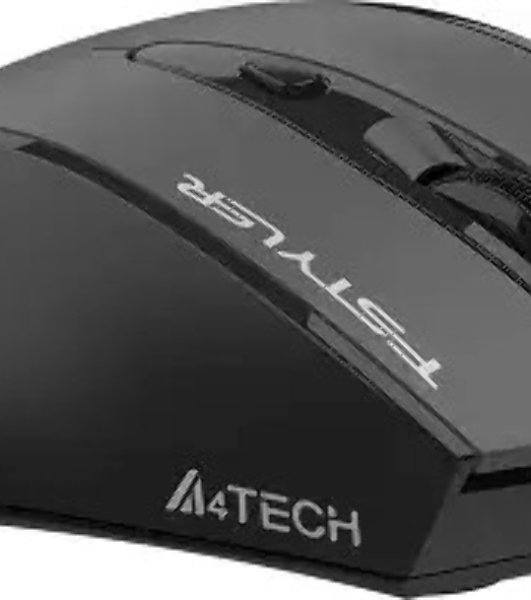 Мышь A4Tech Fstyler FG55S Plus серый оптическая 1200dpi silent беспров. USB