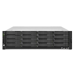 Сетевой накопитель Infortrend GSi 5016GU-F 3U/16bay, single controller system including 1xIntel Xeon E-2278GE CPU, 2x8Gb memory, 1x12Gb/s SAS EXP ports, 4x1GbE LAN ports, 2xGraphic card slots, 2x(PSU+FAN Module), 16xHDD trays and 1xRackmount kit, фото 1