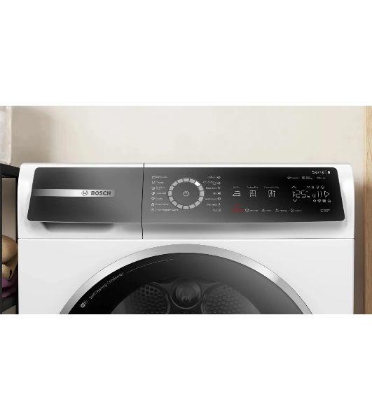 Сушильная машина Bosch WQB245B0ME белый, 9 кг, сушка - конденсационная, программ - 14, 59.8 x 84.2 x 65.1 см