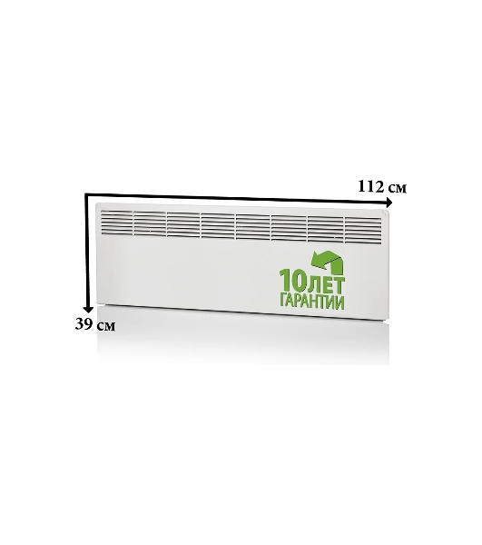 Конвектор электрический Ensto FinnHeat EPHBM15PR белый, 1500 Вт, 24 м2, термостат