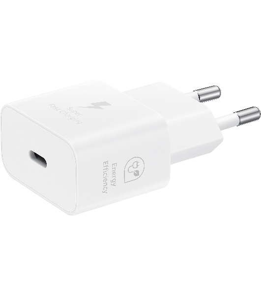 Сетевое зарядное устройство Samsung EP-T2510 25W Type-C белый + cable
