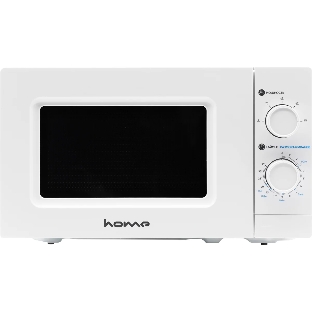 Микроволновая печь HOME HMM207BW белый, 20 л, 700 Вт, переключатели - поворотный механизм