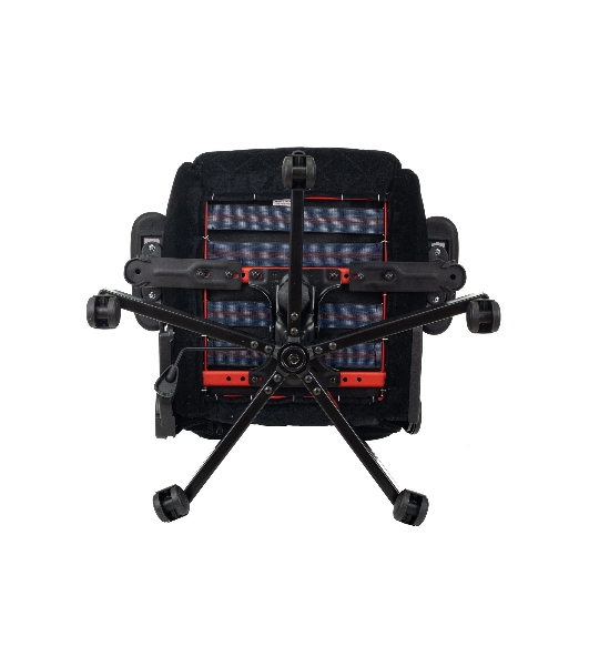 Кресло Бюрократ Knight Outrider Light-20 черный, ткань, 120 кг, механизм качания