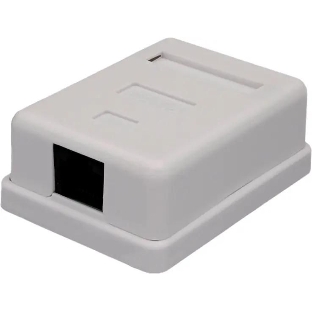Розетка Suprlan 10-0355-1, RJ45 1 кат.6 UTP