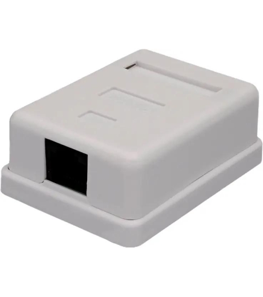 Розетка Suprlan 10-0355-1, RJ45 1 кат.6 UTP