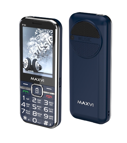 Мобильный телефон Maxvi P18i синий