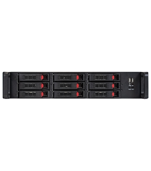 Серверный корпус ExeGate Pro 2U650-HS09 (RM 19', высота 2U, глубина 650, БП 2U-400ADS, 9xHotSwap, 2хUSB)