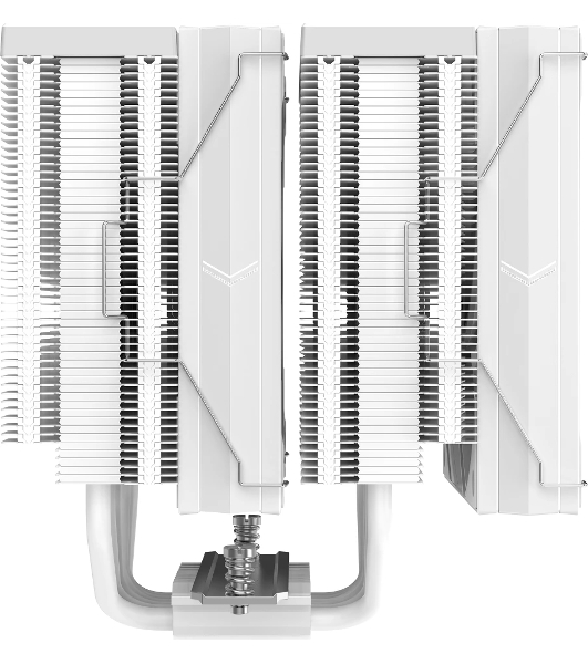 Кулер для процессора SAMA A60W белый, 2x120 мм, алюминий/медь, 800-2200 об/мин, 29 дБ, 4 pin PWM, 265 Вт, высота 156.5 мм