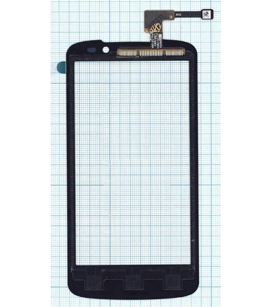 Сенсорное стекло (тачскрин) для LG Optimus True HD LTE P936, черное