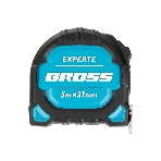 Рулетка Gross Experte, 5 м x 27 мм, двухкомпон. корпус, магнит, двухстор. разметка, нейлон, фото 1