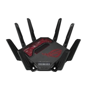 Маршрутизатор ASUS GT-BE19000, черный/красный, 90IG0850-MO9A0V