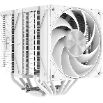 Кулер для процессора SAMA A60W белый, 2x120 мм, алюминий/медь, 800-2200 об/мин, 29 дБ, 4 pin PWM, 265 Вт, высота 156.5 мм, фото6