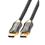 Кабель HDMI 19M/M,ver. 2.1, 8K@60 Hz 2m метал разъемы, нейлоновая оплетка Telecom TCG300-2M, фото 1