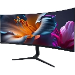 Монитор 38' IRBIS NobleView IPS 3840x1600, 75 Гц, 3 мс, 21:9, 300 кд/м², 1xHDMI, 1xDP, 1xUSB-C(65W), 2xUSB-A, 1xUSB-B, черный, фото4