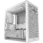 Компьютерный корпус без блока питания Case NZXT H3 Flow (2025), Midi-Tower, TG, 1x120мм, 1xUSB-A 3.2 + 1xUSB-C 3.2, mATX, mITX White, фото 1