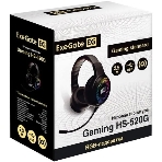 Гарнитура ExeGate Gaming HS-520G чёрный, проводная, 2 x mini jack 3.5 мм + USB, подсветка, регулятор громкости, фото2