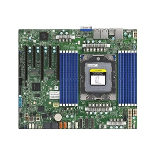 Материнская плата серверная Supermicro H13SSL-N-B, сокет SP5, чипсет встроен в процессор, 12xDDR5, 5xPCIe, 3xPCIe 5.0 x16, 2xM.2, 8xSATA, 2xGigabit Ethernet, 24-pin + 8-pin + 8-pin, ATX