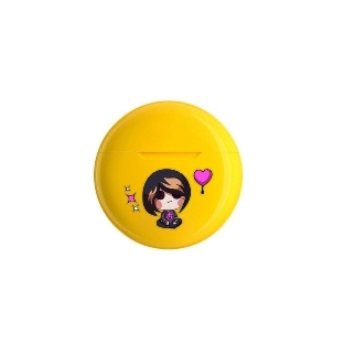 Наушники TWS ViBE BT 0100 'Amore' желтый, вкладыши, Bluetooth, сенсорное управление, до 4 ч