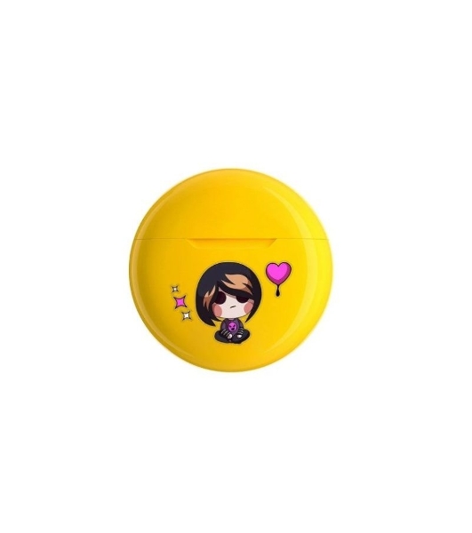 Наушники TWS ViBE BT 0100 'Amore' желтый, вкладыши, Bluetooth, сенсорное управление, до 4 ч