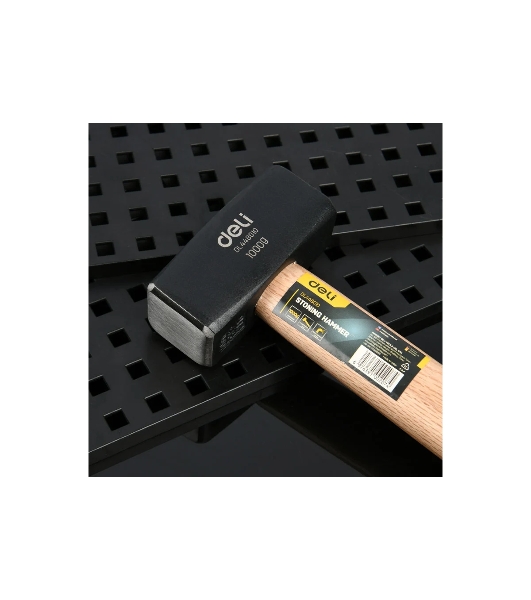Кувалда Deli DL448010 1000 гр, деревянная рукоять