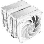Кулер для процессора SAMA A60W белый, 2x120 мм, алюминий/медь, 800-2200 об/мин, 29 дБ, 4 pin PWM, 265 Вт, высота 156.5 мм, фото 1