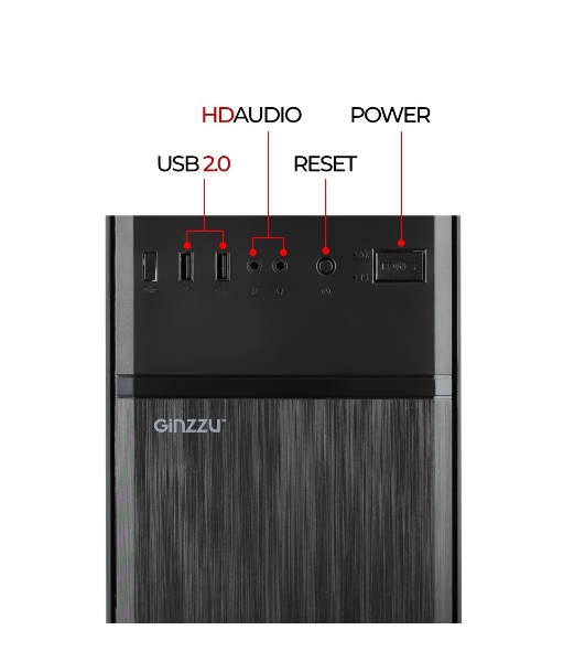 Компьютерный корпус Ginzzu A420 ATX
