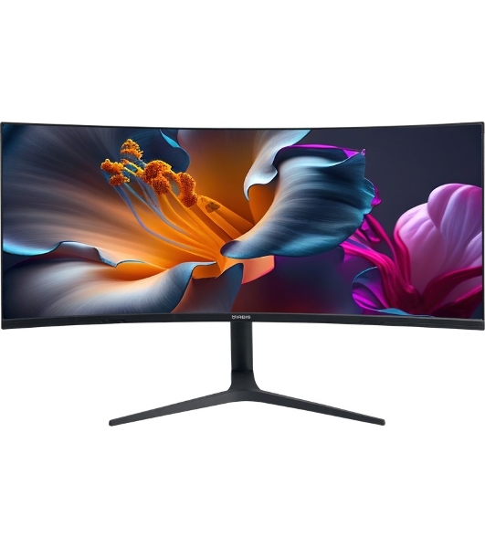 Монитор 38' IRBIS NobleView IPS 3840x1600, 75 Гц, 3 мс, 21:9, 300 кд/м², 1xHDMI, 1xDP, 1xUSB-C(65W), 2xUSB-A, 1xUSB-B, черный