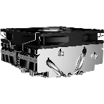 Кулер для процессора PCCooler RC400-53 (125W, 4-pin PWM, 53.5мм, Al/Cu, 4x6мм, 1x92мм, 43CFM, 31.2dBA, 2700RPM, S: 1851/1700/1200/20XX/115X, AM5/AM4, silver, black), фото8