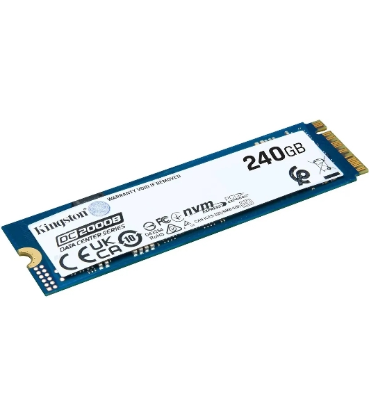 Накопитель SSD Kingston DC2000B, 240Gb, PCIe 4.0 x4, M.2 2280, R/W 4500/400