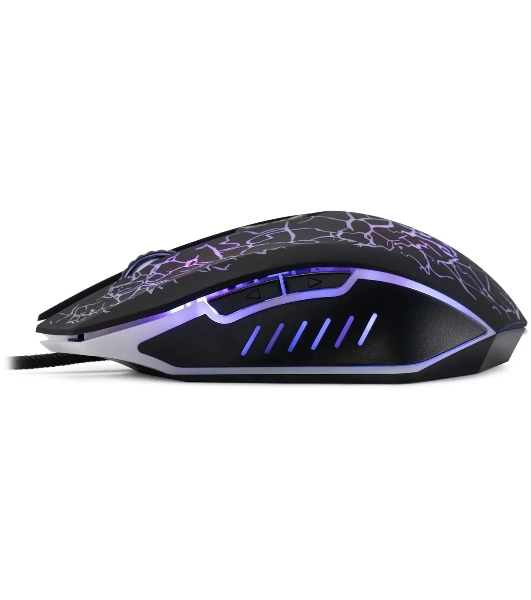 Мышь проводная Oklick 896G черный, 12800 dpi, USB, кнопки - 5