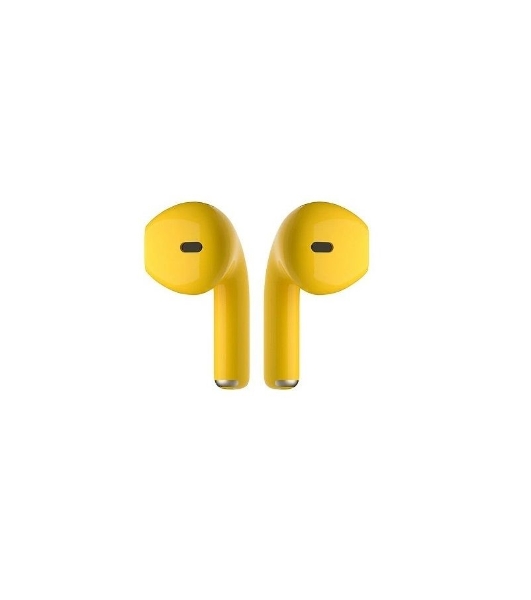 Наушники TWS ViBE BT 0100 'Amore' желтый, вкладыши, Bluetooth, сенсорное управление, до 4 ч