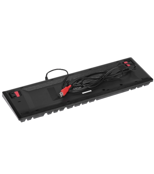 Клавиатура проводная A4Tech B760 механическая черный/серый USB Gamer LED