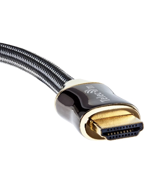 Кабель HDMI 19M/M,ver. 2.1, 8K@60 Hz 2m метал разъемы, нейлоновая оплетка Telecom TCG300-2M