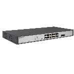 Коммутатор Unmanaged Switch 16x1000Base-T PoE, 2x1000Base-X SFP, PoE Budget 200W, Long-range PoE up to 250m, 19' w/brackets, фото2