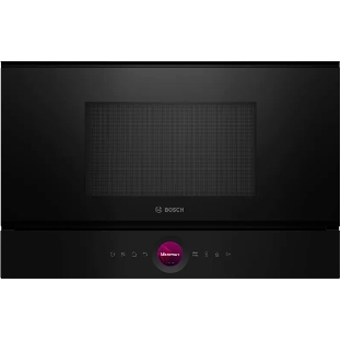 Встраиваемая микроволновая печь Bosch BER7321B1 900Вт, 5 режимов, кварцевый гриль,инвертер, 21 л, черный, петли справа